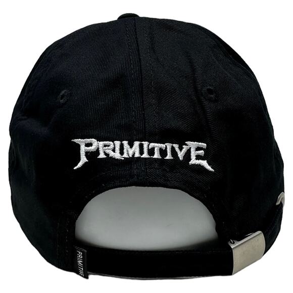 Primitive Skate Men's X Megadeth Vic Strapback Hat Cap in Black - Picture 4 of 5
